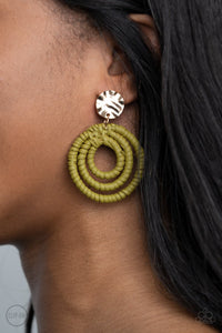 Whimsically Wicker • Green Clip-On